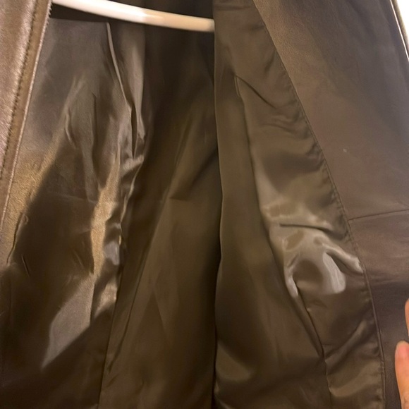 NWOT Bronze soft leather jacket - Coldwater Creek - Size Small - Picture 12 of 13